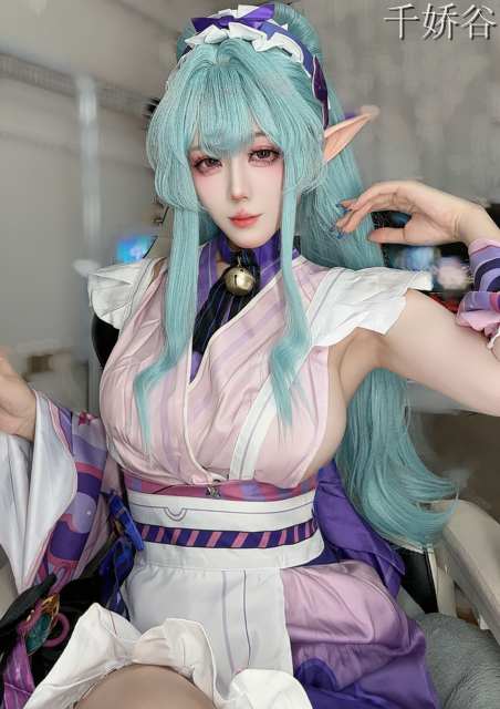 高质量coser阿九从不咕咕(九言)生日限定与D音会员专属视图合集